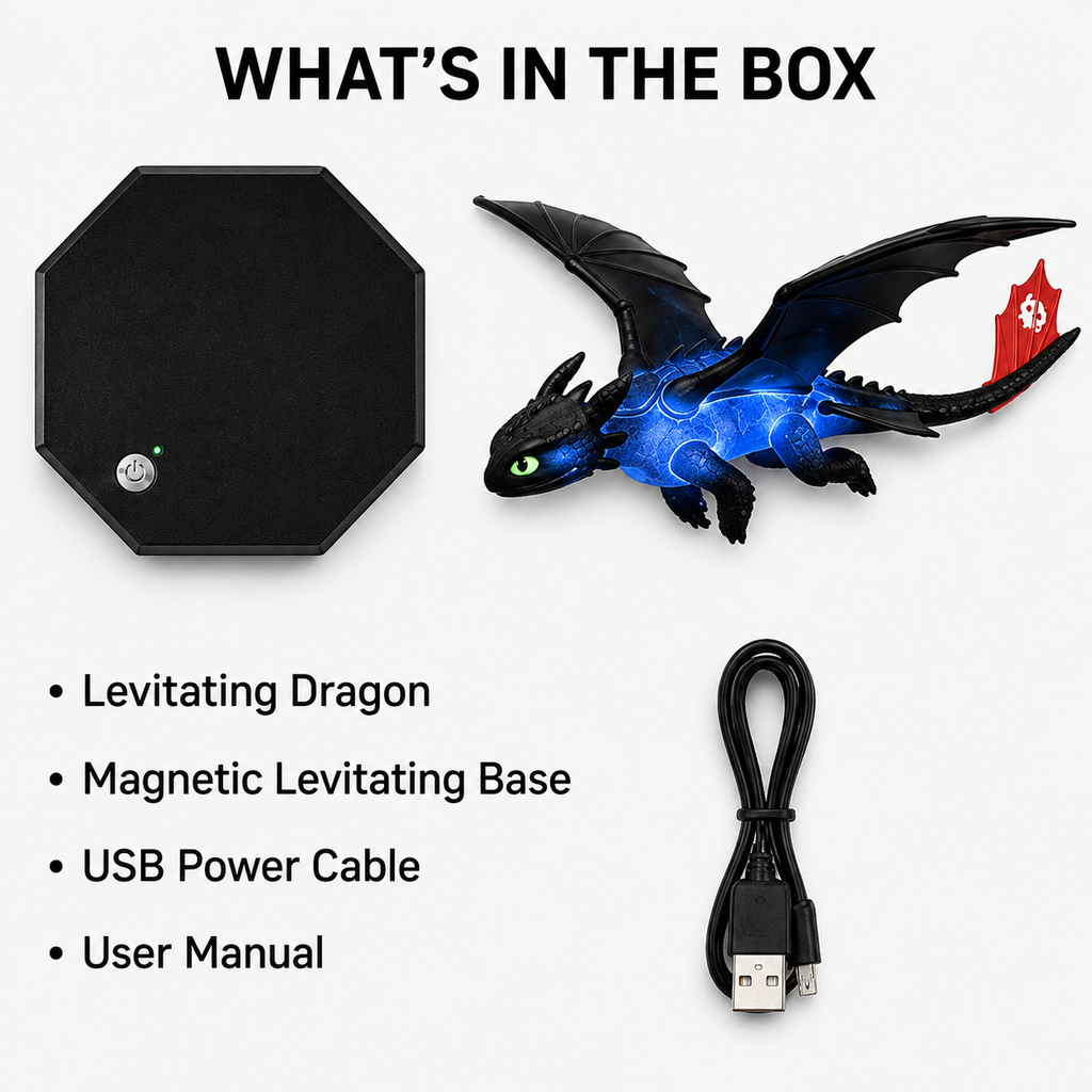 Magnetic Levitation Dragon™ – Floating Mystic Dragon